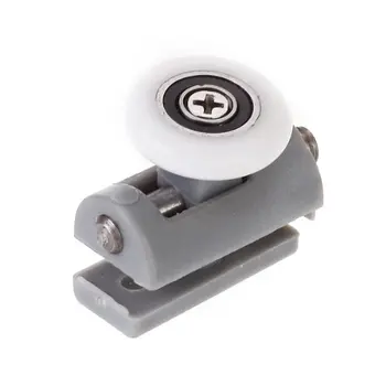 

UESH!6pcs Roue Broyeurs, Rouleau de Porte de Douche 25mm Diametre de Roue
