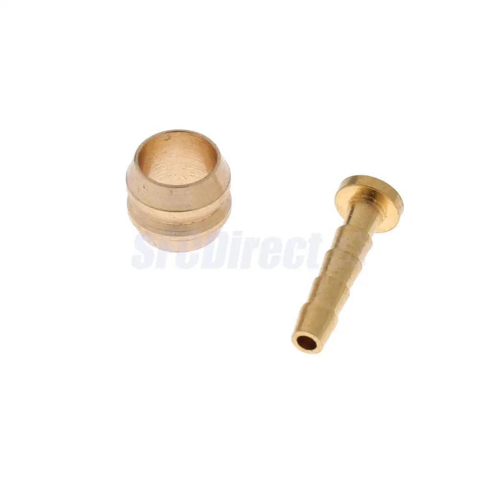 10 Pairs Bicycle Bike Copper Brake Hose Olive and Connecter Insert for BH59 Hydraulic Disc Brake Hose