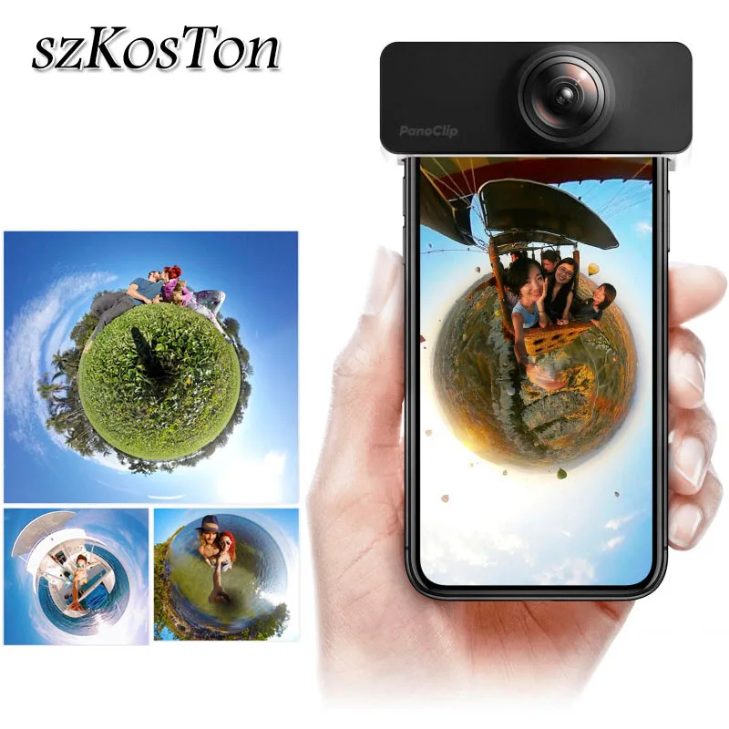 بانورامية المحمول الهاتف عدسة ل أبل فون X 8 7 زائد 8 زائد 360 درجة كاميرا بانورامية عدسة ل فون X 7 8 زائد المزدوج عدسة
