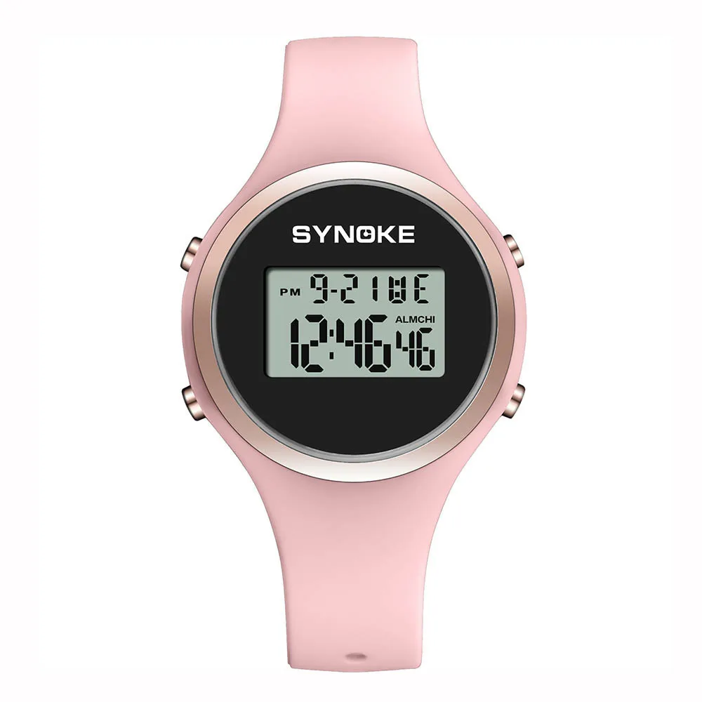 Fashion Silicone Watch Strap Sports Watches Men Digital StopWatch LED Luminous Waterproof Watch Chronograph Alarm Fitness Watch