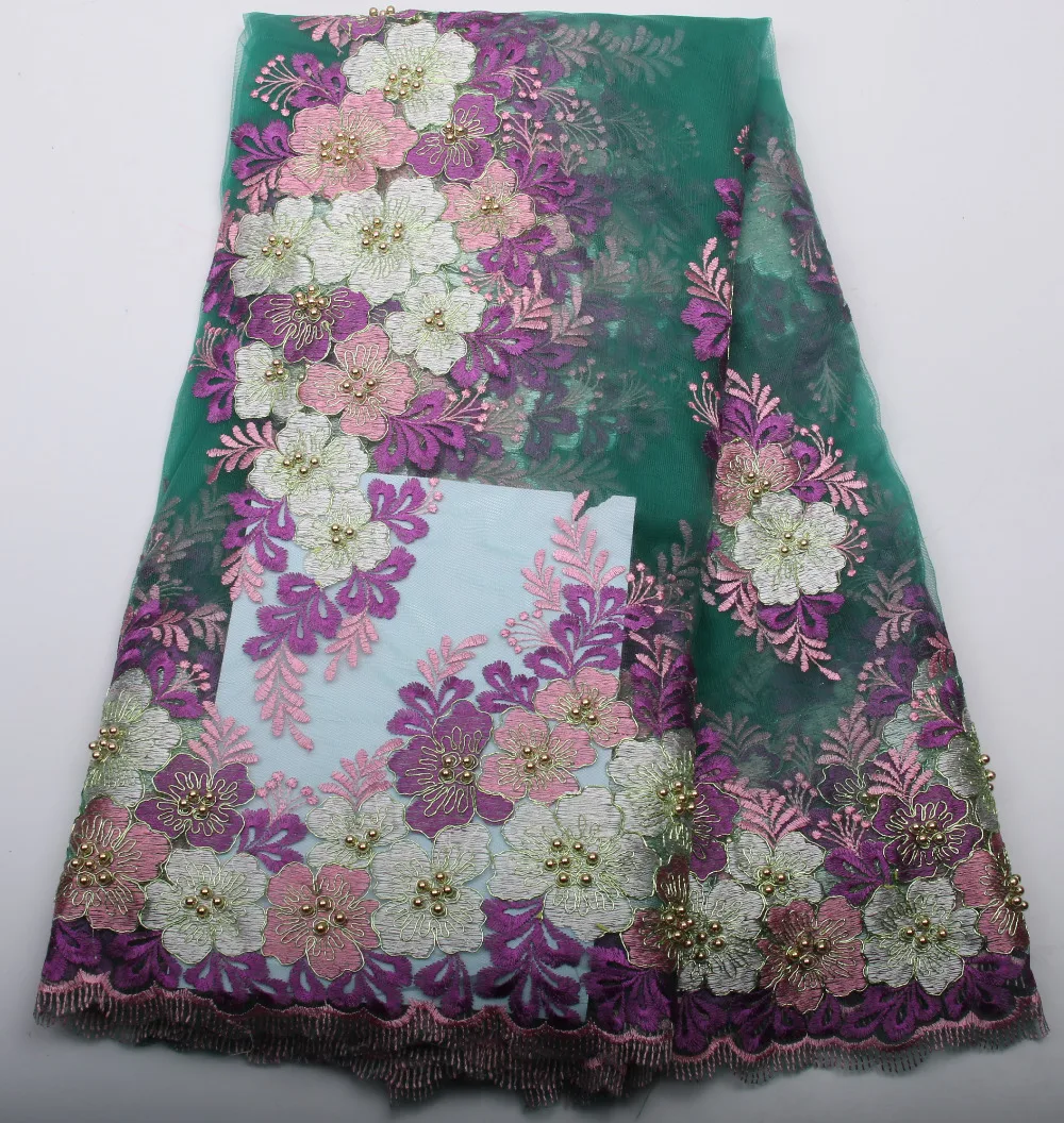 

2017 Latest design african cord lace,high quality french swiss lace fabric,wholesale african guipure lace for party dress