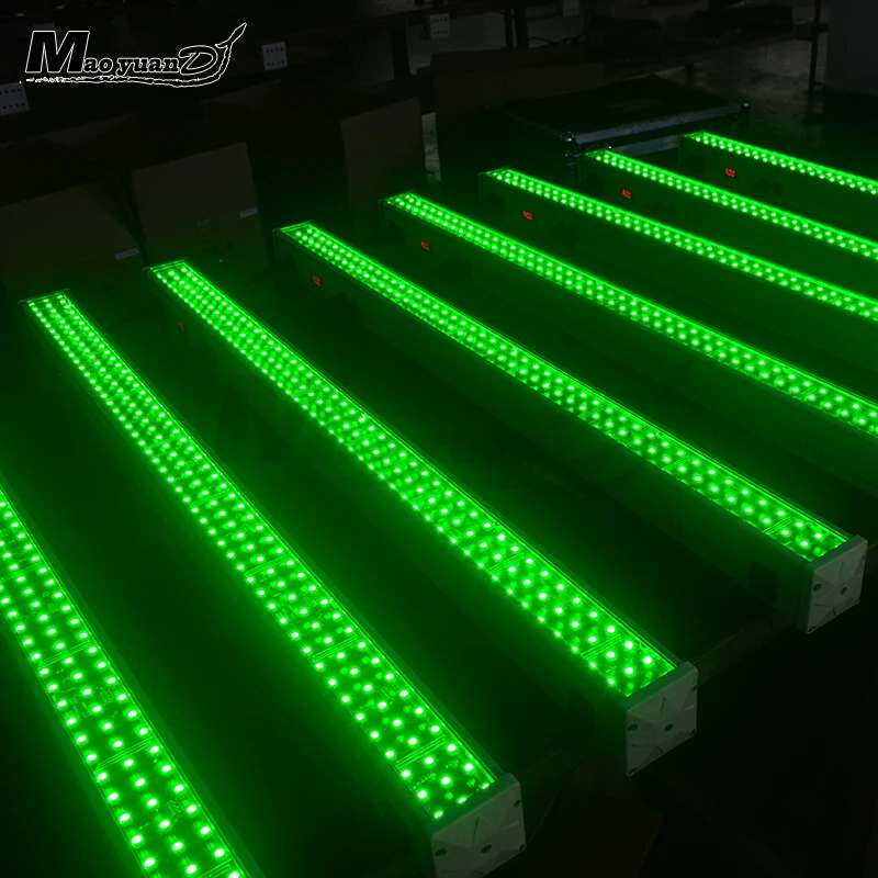 Профессиональный DMX512 затемнение архитектурное здание шайба бар 144 SMD RGB 3в1 светодиодный настенный светильник DJ Вечерние