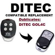 DITEC GOL4C пульт, DITEC двери гаража дистанционного замена