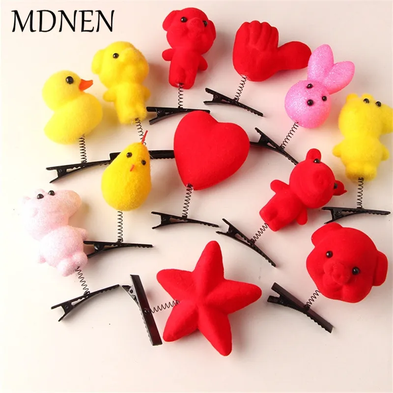 

2pcs/Pair Animal Hair Pins Clips For Woman/ Girls Best Selling 2019 Products Summer Accessories Fille Enfant Hair Pin Tiara Boda