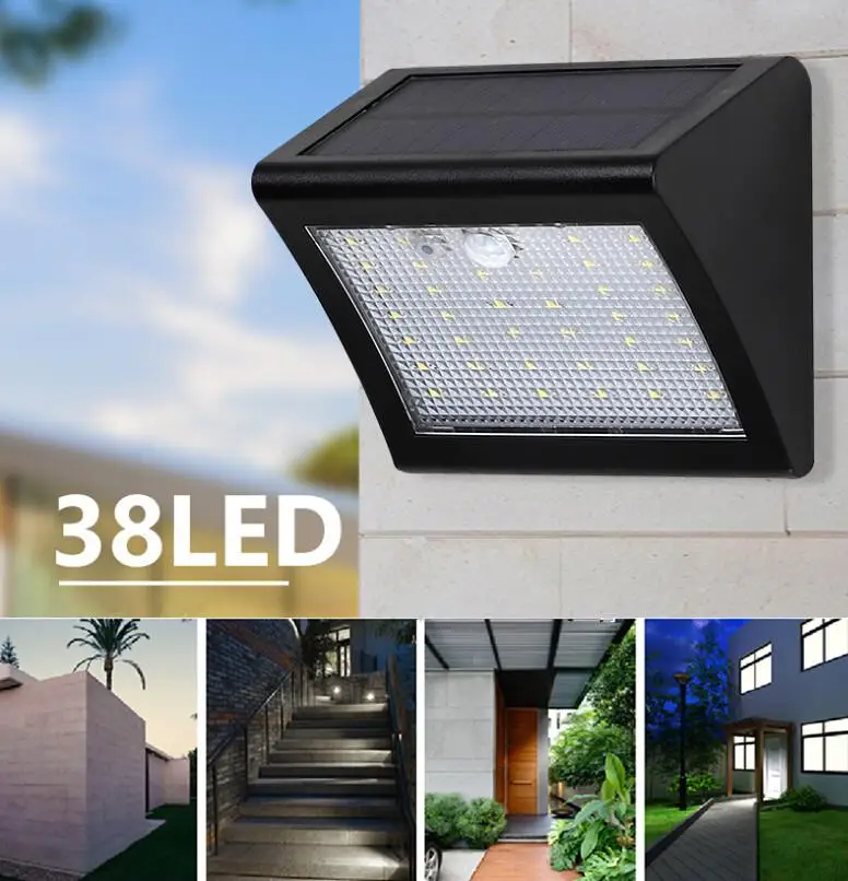 SOLLED LED Солнечный свет приведенный в действие СИД панель солнечной лампы 38LED