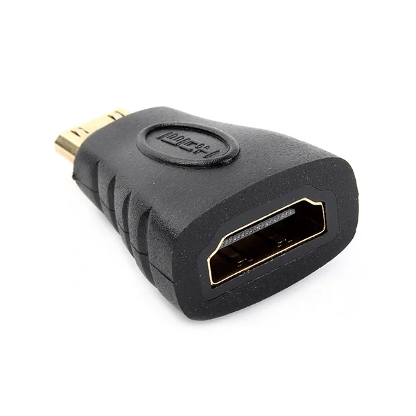 Эдаль мини HDMI к HDMI позолоченный Мужской к женскому AV штекер адаптер конвертер