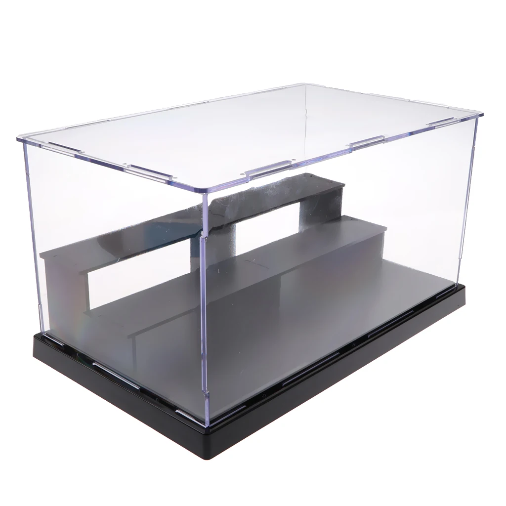 10x6x6.8inch Transparent Model Display Box Figures Protection Show Case for Toy Doll Car