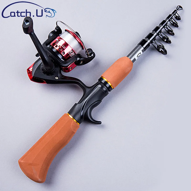 Catch.U Spinning Fishing Rods Hard Winter Fishing Rod Carbon Telescopic