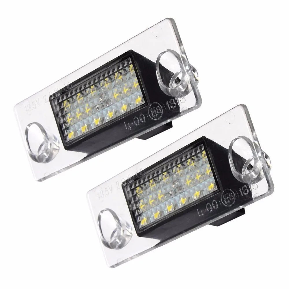 2PCS/Pair Car Styling 12V Auto Car LED License Number Plate Lights