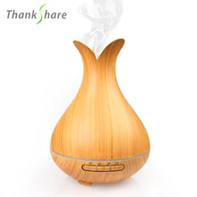 THANKSHARE 400 мл увлажнитель воздуха Арома эфирное масло диффузор зерна дерева 7 цветов Светодиодная лампа заменяемая тумана для офиса
