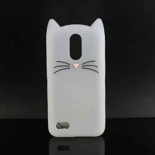 Для LG K8 Горячая 3d-силикон Единорог кекс Кот губы мультфильм мягкий телефон задняя крышка чехол для LG Aristo LV3 MS210/K8 M200N - Цвет: 33