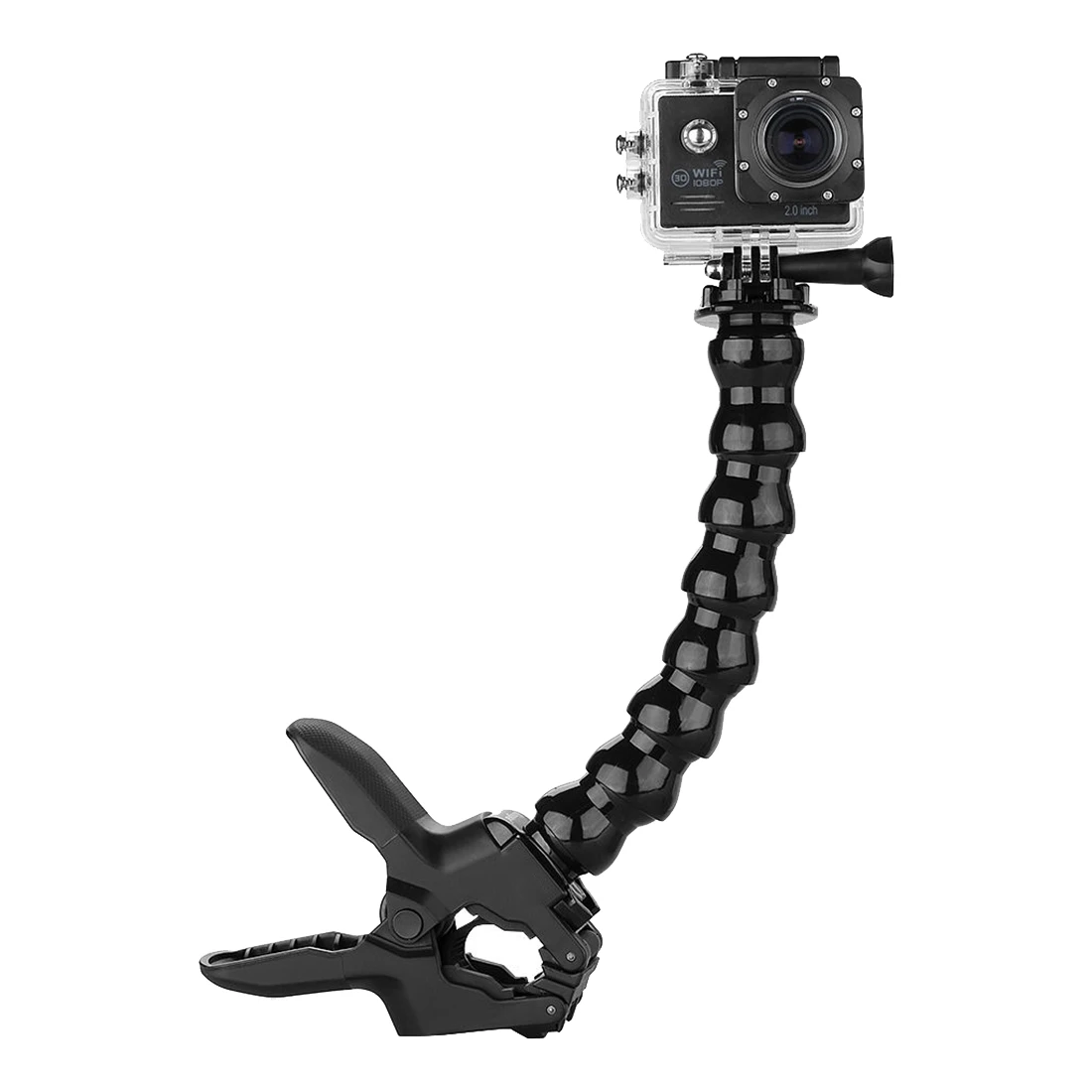 MOOL Jaws Flex Clamp Mount Adjustable Gooseneck Mount For Hero 4 3+ 3 SJ4000 MOOL Jaws Flex Clamp Mount Adjustable Gooseneck Mount For Hero 4 3+ 3 SJ4000