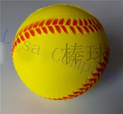 Новый Диаметр 7 см ручного шитья Нетоксическо губки мягкие бейсбол практике обучения Бейсбол Мячи Спортивные команды игры