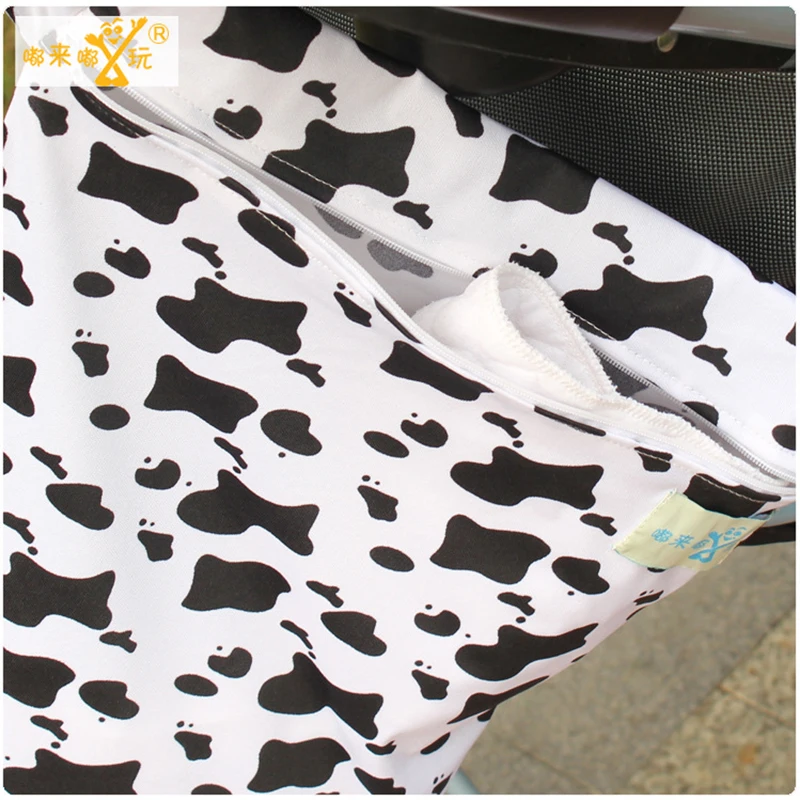 Diaper Bag Wet Wipes Bag 38x28cm Waterproof Baby Diaper Bags Wet Bag Reusable Washable Cloth Diaper Storage Tote Waterproof Swim Nappy