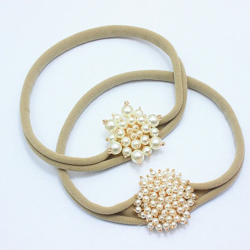 Женский обруч для волос с золотыми бусинами|hair accessories|headbands hair accessoriesnylon headbands |