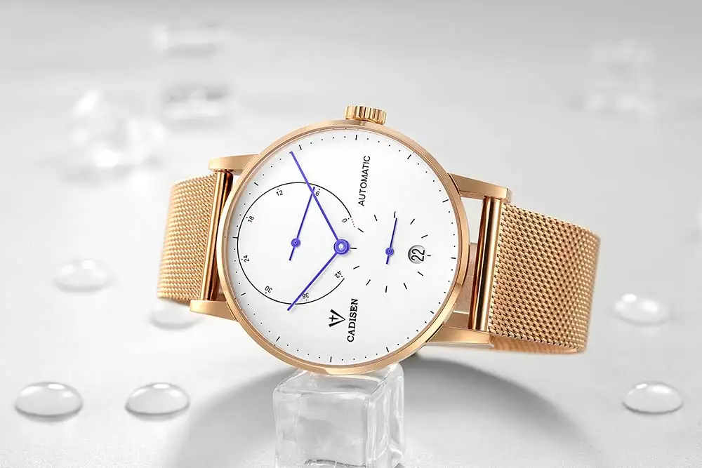2018 Новый Золото знаменитой марки повседневное Женева механические часы для мужчин сетки нержавеющая сталь XFCS для мужчин часы Relogio Masculino