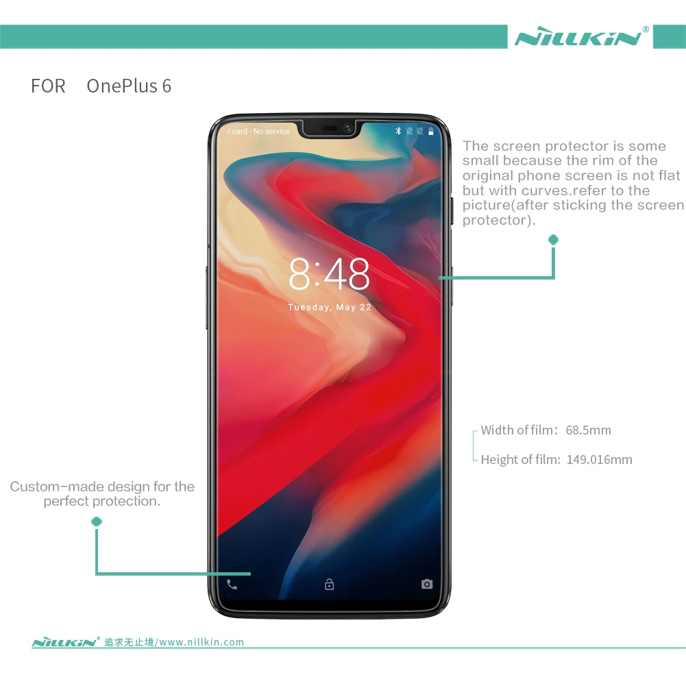 Oneplus 6 защита экрана Nillkin прозрачная/Матовая Мягкая Пластиковая пленка для 3 3T 5T 6T 7T
