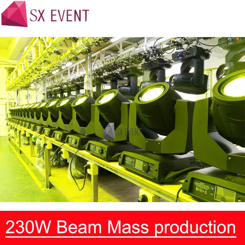 230 Вт перемещение головы Beam7R Moving Head Шарпи луч Лира 230 Вт перемещение головы луч света 230 луч 7R огни дискотеки для DJ Club