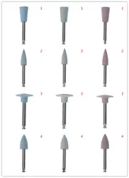 1 шт. силиконовые шлифовальные головки полировочные стоматологические инструменты для низкоскоростной машины полировщик зубов