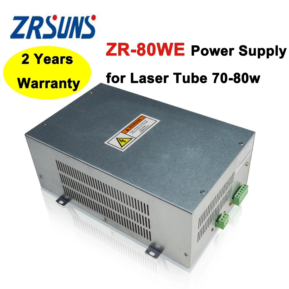 

ZR-80WE 80W Laser Power Supply for Co2 Laser Engraving and Cutting Machine