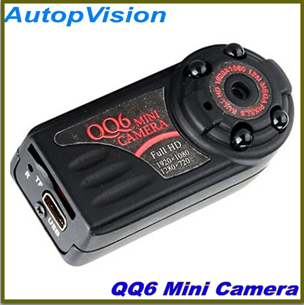 

Mini Full HD 1080P wide Infrared Night Vision Not Flash Wireless Motion Detect Video Camera DV Camcorder QQ6