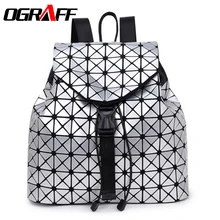 OGRAFF Designer rucksack frauen schultasche 2017 rucksäcke für mädchen im teenageralter berühmte marke leder rucksack schwarz hohe qualität