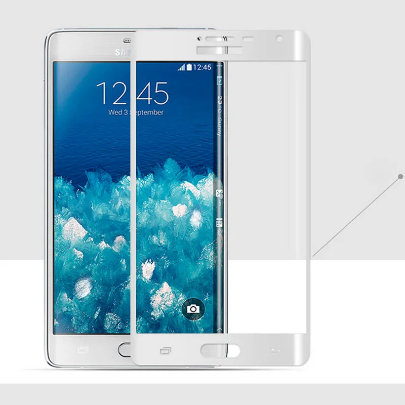 6D изогнутое Закаленное стекло протектор экрана для samsung Galaxy Note Edge N9150 9H Круглый закаленное стекло защитный чехол