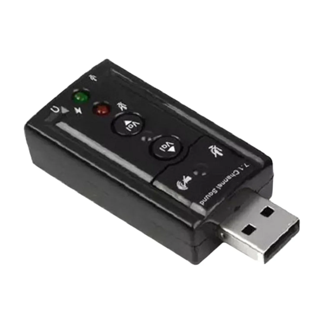 Для USB звуковой карты аналоговый 7,1 канальный динамический звук Внешняя USB звуковая карта микрофонный вход домашний