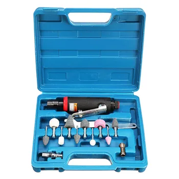 

1 Set 1/4" Pneumatic Die Grinder Tire Repair Tools Kit Polishing Carving Air Compressor Sander Grinding Power Tools Storage Box