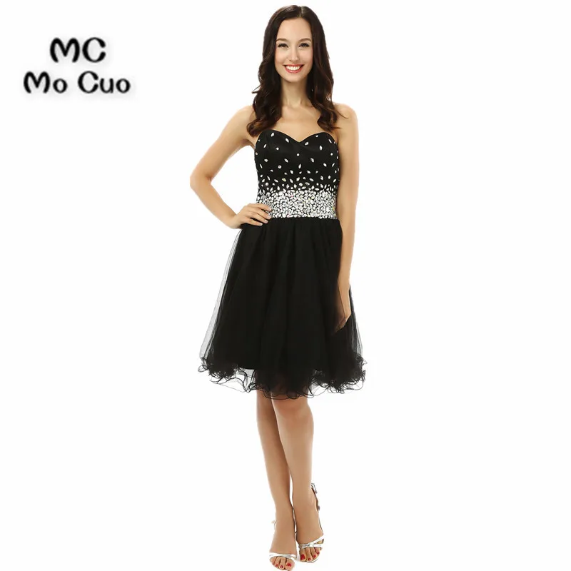 2017 платье для выпускного вечера недорогие платья 8 класса ТРАПЕЦИЕВИДНОЕ