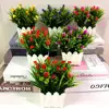 Bonsaï en pot artificiel, 1 pièce, décoration de Table de jardin, décoration de Table de jardin, décoration de Table de Lotus, DIY, salon, bureau ► Photo 1/6