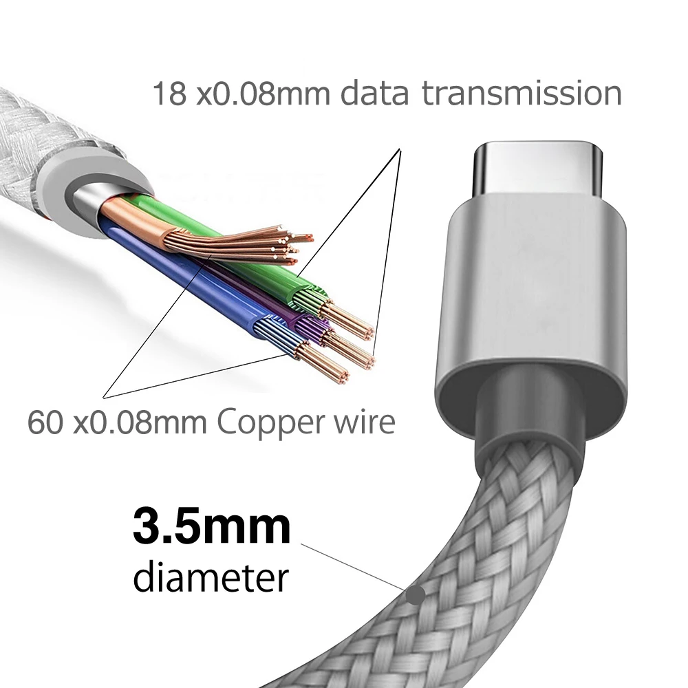 E T 2.4A usb type C кабель для быстрой зарядки type-C для Xiaomi mi9 красный зарядный провод для мобильного телефона USB C кабель для samsung S9 S8mi кабель