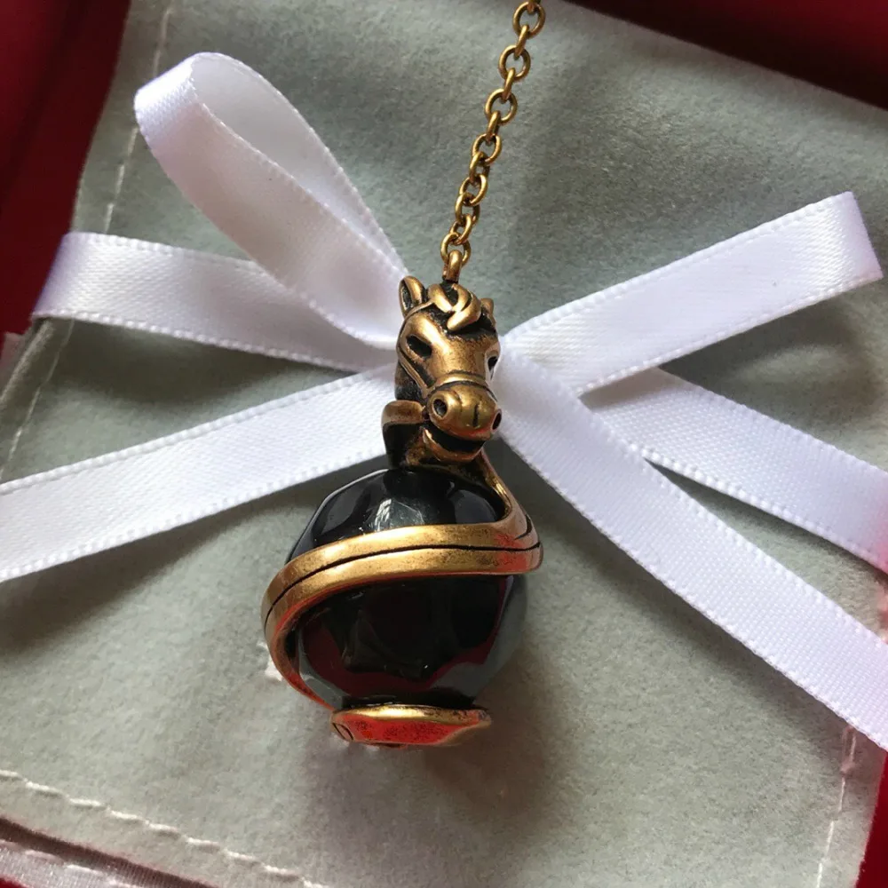 

2019 Xmas Hot Sale Pearls Long Gold Dangle Earrings For Women Horse Shape Drop Brincos Bijoux boucle d'oreille Jewelry Earring