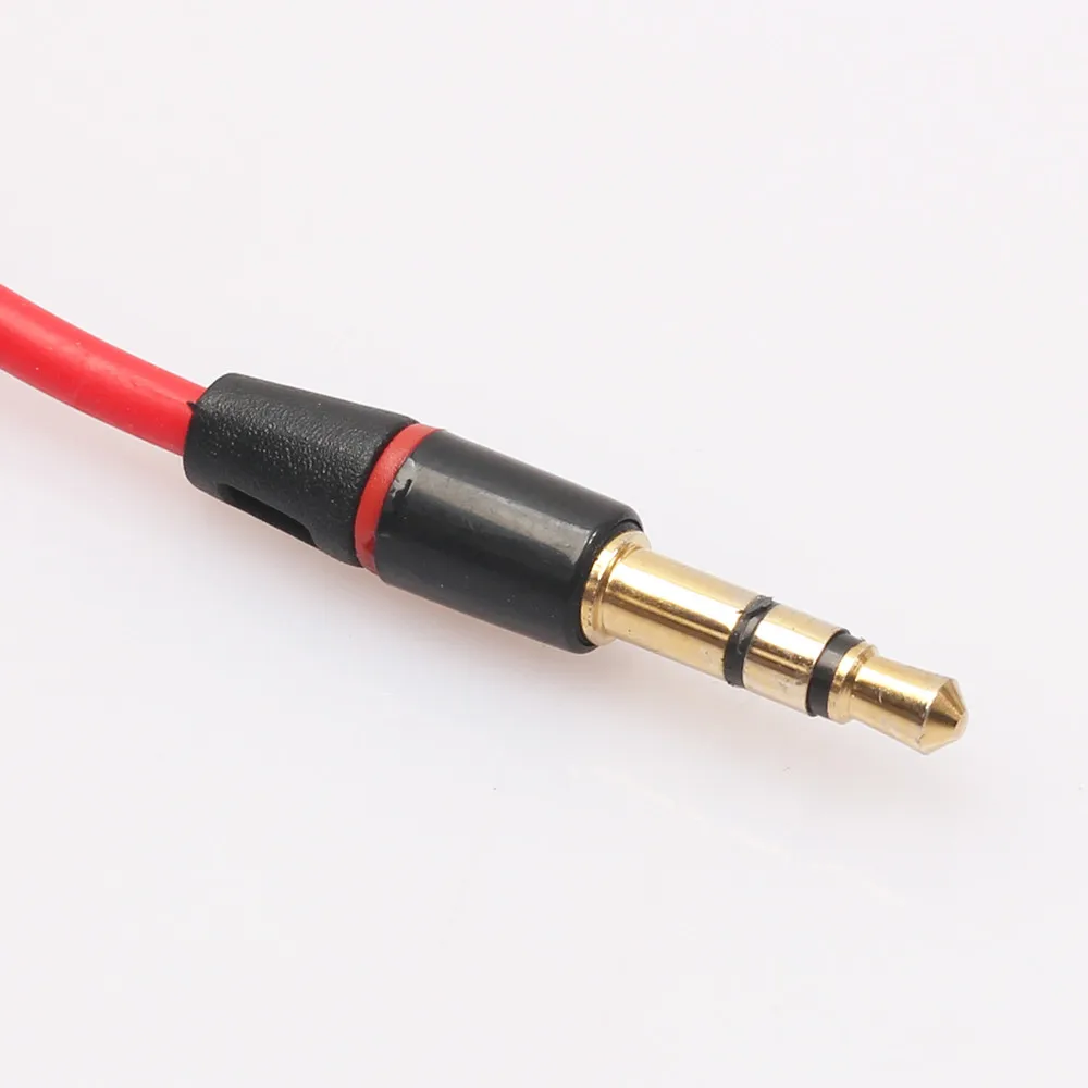 3.5mm Red Male To Female MF Plug Jack Stereo Audio Headphone Extension Cable Cord (5)