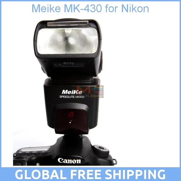 Вспышка Meike MK-430 MK430 TTL для Nikon D7100 D7000 D5100 D5300 D3100 D600 D750 D800 D3200 D5500 D90 D80 D300s | Электроника