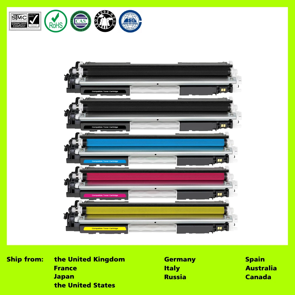 Compatible for 130A CF350A CF351A CF352A CF353A CF350 350A (5 Pack ...