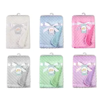 

Babies' Bubble Double Layers Blanket Children's Compound Blanket Dot Textured Blanket