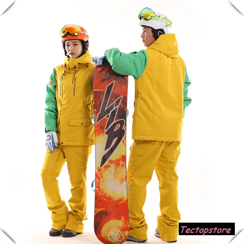 30 градусов Marsnow Высокое качество водонепроницаемые куртки лыжный костюм набор женщин Сноубординг Брюки Горный лыжный костюм s лыжный комплект одежды