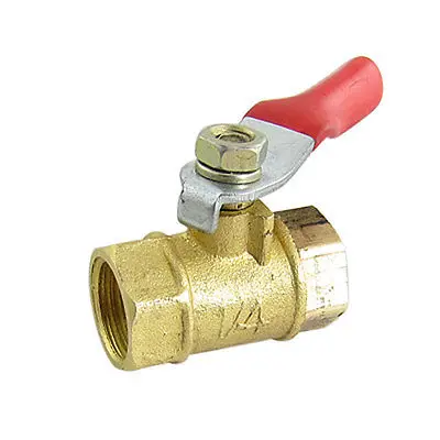 Компрессор 12 мм резьбовой латунный газовый шаровой клапан w рычаг|lever|lever ball valvelever