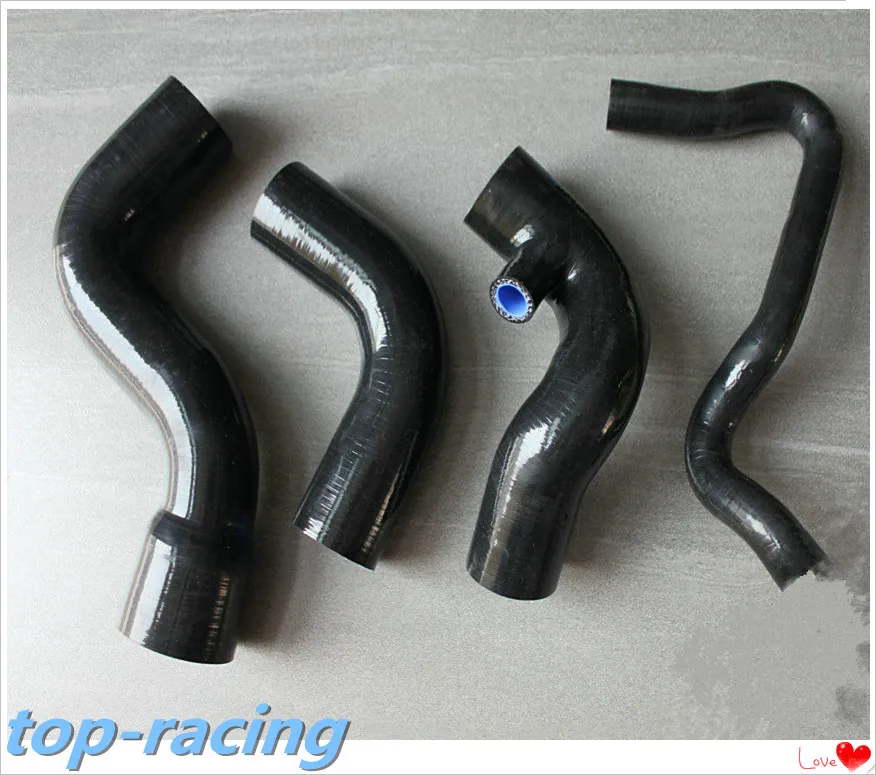 

black reinforced silicone intercooler turbo hose for Audi A4 B5 1994-2001 & for VW Passat B5 1996-2000 1.8T