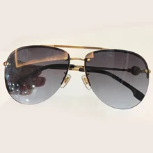 Piloto Óculos De Sol Dos Homens Designer de Marca de Alta Qualidade Eyewear Oculos de sol Masculino Da Forma Do Vintage Feminino Shades Gradient Lens