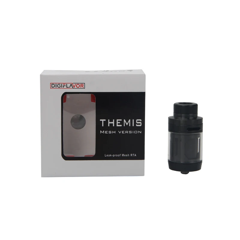 Original Digiflavor Themis RTA 5ml Tank Supports Dual and Single Coil Builds Mesh RTA with Mesh wires Fit E Cigarette MOD Vape 009