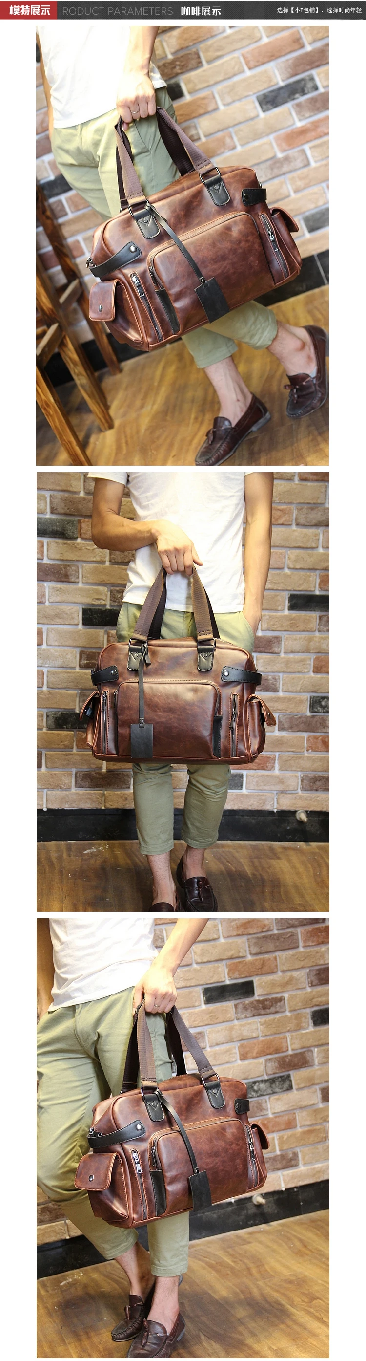 Tidog crazy horse masculino sacos de lazer bolsa de ombro bolsa casual