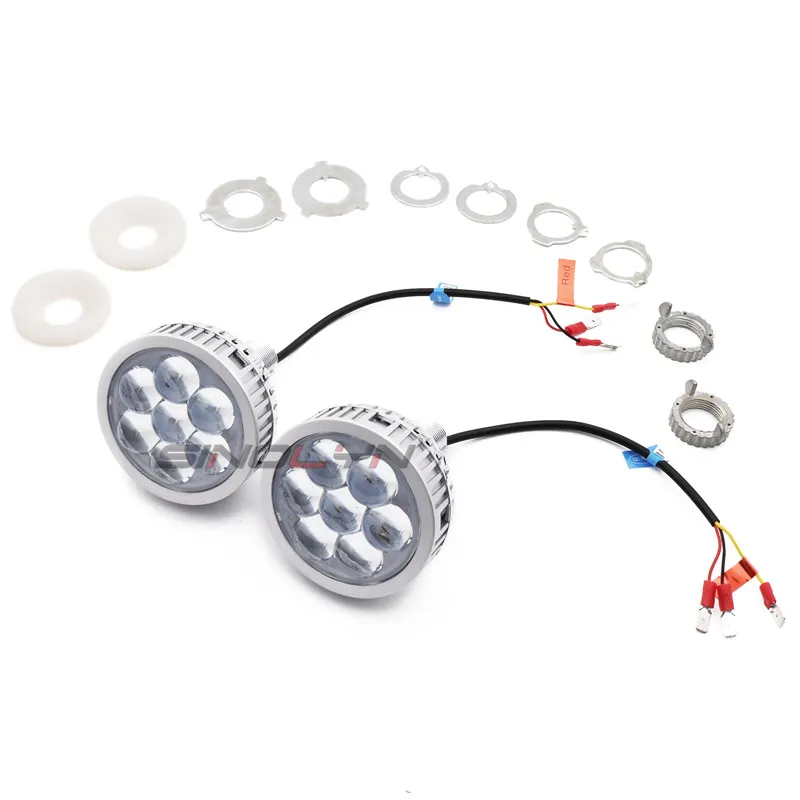  3.0'' LED Lenses High Beam Projector Headlight LED Devil Demon Eyes Lens H7 H1 9005 9006 Cars Acces - 32882495273