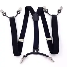 2,5 см регулируемая эластичная Подвеска для взрослых бретели для нижнего белья унисекс для женщин мужчин Y Форма эластичные зажимы-на подтяжки женщин 3 клип
