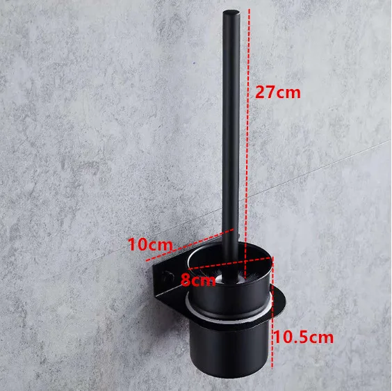 Американский стиль, черный цвет, 304 нержавеющая сталь, держатель для туалетной щетки, настенный держатель TBH32 escobilla de bano