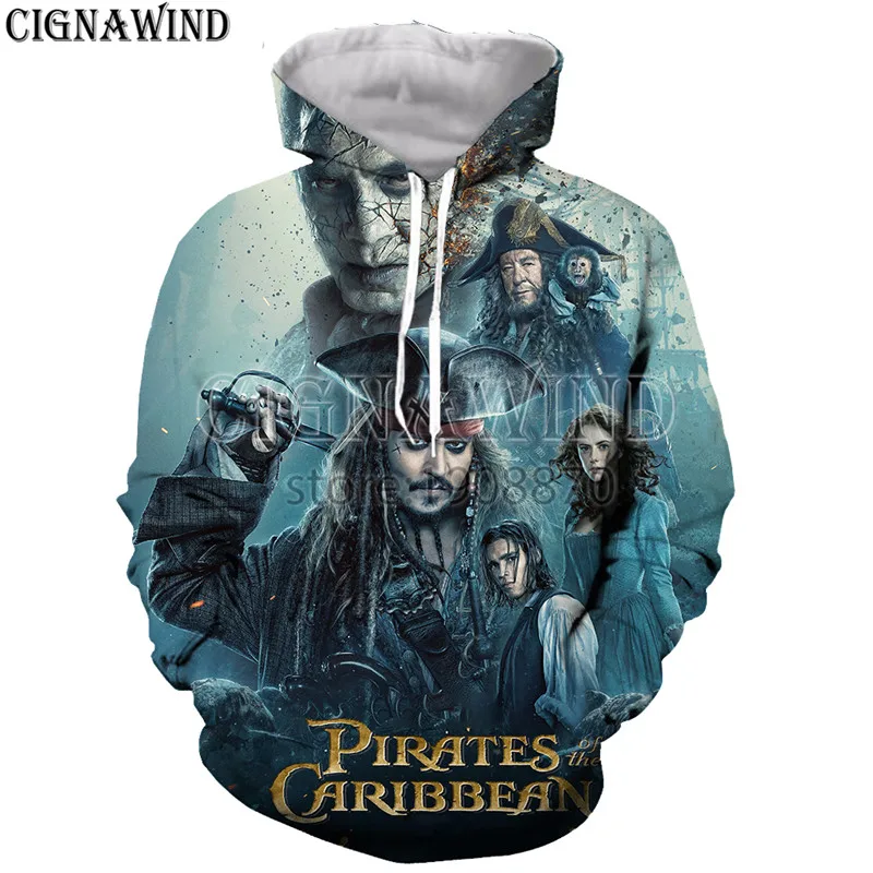 

Pirates of the Caribbean Captain hoodies men women sweatshirts 3D print fashion cool harajuku streetwear unisex tracksuit tops