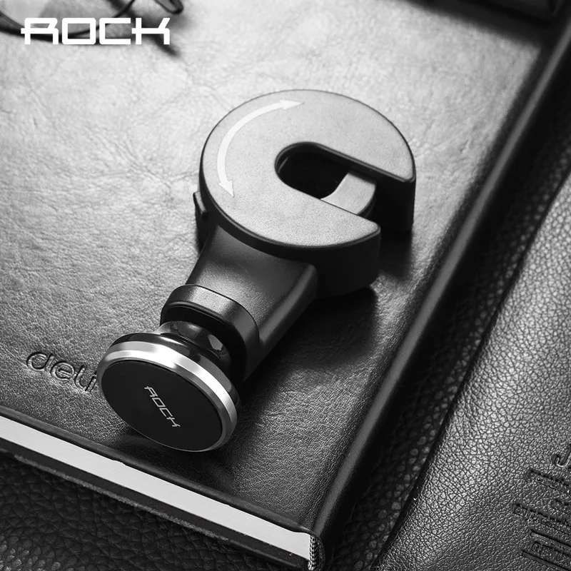  ROCK Magnetische Auto Telefon Halter Haken Zurück Sitz Kopfstütze Universal Für iPhone Magnet Ständ