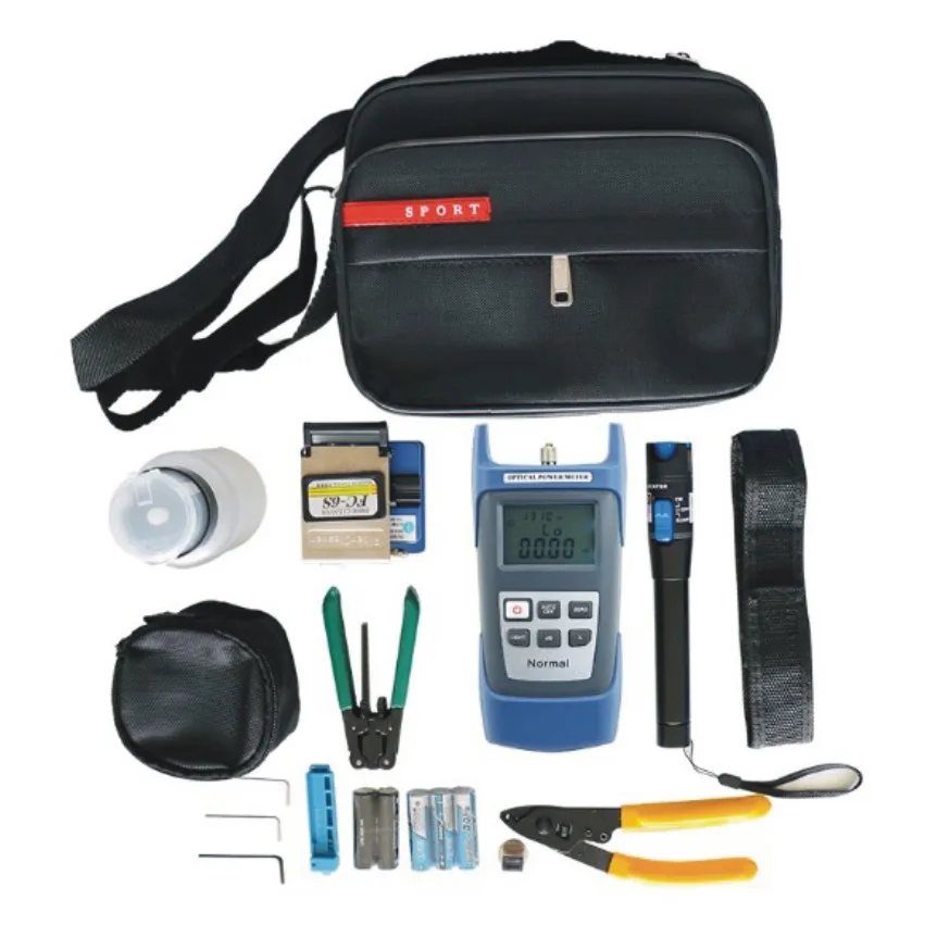 

Cheap Price FTTH Fiber Optic Tester Tool Kit with Power Meter