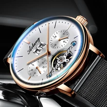 AILANG Sport Tourbillon механические часы модные повседневные роскошные мужские s часы Лидирующий бренд Montre Homme Часы Мужские автоматические часы для мужчин